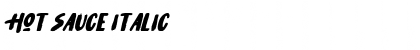 Download Hot Sauce Italic Font Title Preview