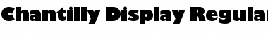 Download Chantilly-Display Regular Font Title Preview