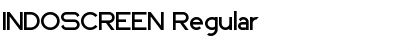 Download INDOSCREEN Regular Font Title Preview