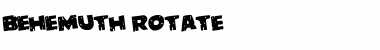 Download Behemuth Rotated Regular Font Title Preview