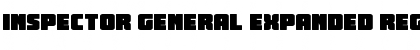 Download Inspector General Expanded Regular Font Title Preview