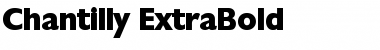 Download Chantilly-ExtraBold Regular Font Title Preview