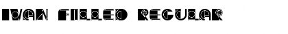 Download Ivan Filled Regular Font Title Preview