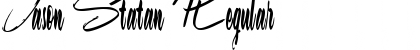 Download Jason Statan Regular Font Title Preview