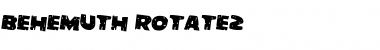 Download Behemuth Rotated 2 Regular Font Title Preview