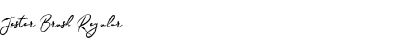 Download Jester Brush Regular Font Title Preview