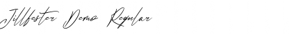 Download Jillfester Demo Regular Font Title Preview