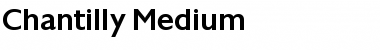Download Chantilly-Medium Regular Font Title Preview