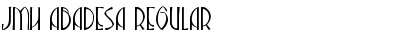 Download JMH Abadesa Regular Font Title Preview