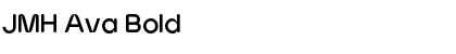 Download JMH Ava Bold Font Title Preview