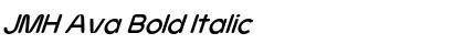 Download JMH Ava Bold Italic Font Title Preview