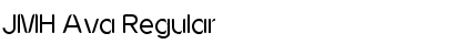 Download JMH Ava Regular Font Title Preview