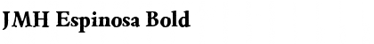 Download JMH Espinosa Bold Font Title Preview