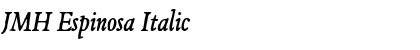 Download JMH Espinosa Italic Font Title Preview