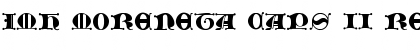Download JMH Moreneta CAPS II Regular Font Title Preview