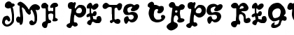 Download JMH PETS CAPS Regular Font Title Preview