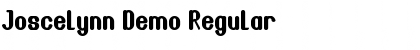 Download Joscelynn Demo Regular Font Title Preview