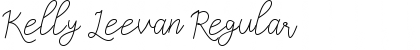 Download Kelly Leevan Regular Font Title Preview