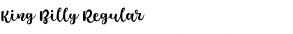 Download King Billy Regular Font Title Preview