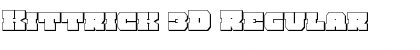 Download Kittrick 3D Regular Font Title Preview