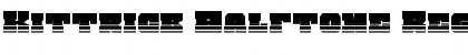 Download Kittrick Halftone Regular Font Title Preview