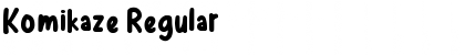 Download Komikaze Regular Font Title Preview