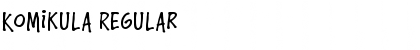 Download Komikula Regular Font Title Preview