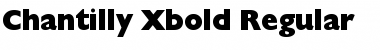 Download Chantilly-Xbold Regular Font Title Preview