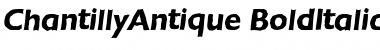 Download ChantillyAntique BoldItalic Font Title Preview