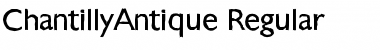 Download ChantillyAntique Regular Font Title Preview