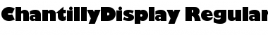 Download ChantillyDisplay Regular Font Title Preview