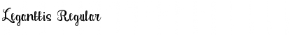 Download Leganttis Regular Font Title Preview