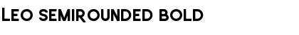 Download Leo SemiRounded Bold Font Title Preview