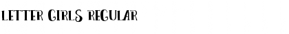 Download LETTER GIRLS Regular Font Title Preview