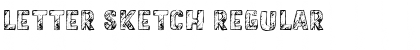 Download Letter Sketch Regular Font Title Preview