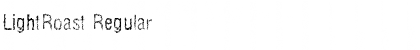 Download LightRoast Regular Font Title Preview