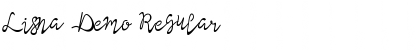 Download Lisna Demo Regular Font Title Preview