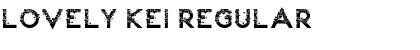 Download Lovely Kei Regular Font Title Preview