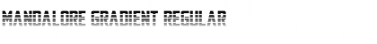 Download Mandalore Gradient Regular Font Title Preview
