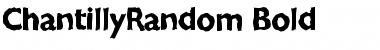 Download ChantillyRandom Bold Font Title Preview