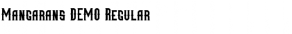 Download Mangarans DEMO Regular Font Title Preview