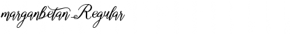 Download marganbetan Regular Font Title Preview