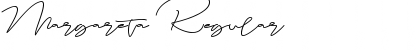 Download Margareta Regular Font Title Preview