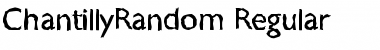 Download ChantillyRandom Regular Font Title Preview