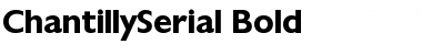 Download ChantillySerial Bold Font Title Preview
