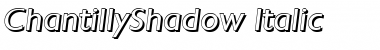 Download ChantillyShadow Italic Font Title Preview
