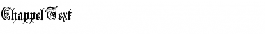 Download Chappel Text Regular Font Title Preview