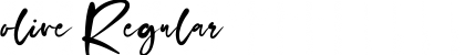 Download olive Regular Font Title Preview