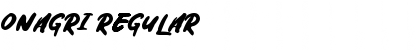 Download Onagri Regular Font Title Preview