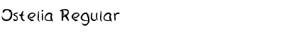 Download Ostelia Regular Font Title Preview
